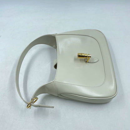 Sold Gucci Jackie 1961 Small Leather Bag with Adjustable Strap White