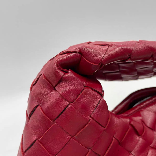 Bottega Veneta Hop Hobo Large Red Intrecciato Leather 45cm