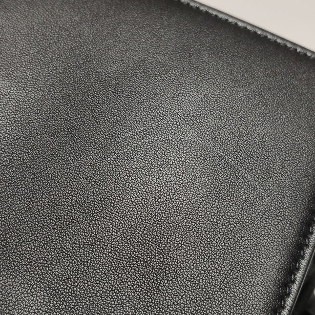 Bottega Veneta Reissued Cabat Intreccio Leather Tote Bag Black 40cm