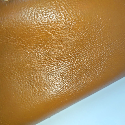 Fendi Mamma Baguette Selleria Calfskin Leather Caramel Tan Brown Shoulder Bag