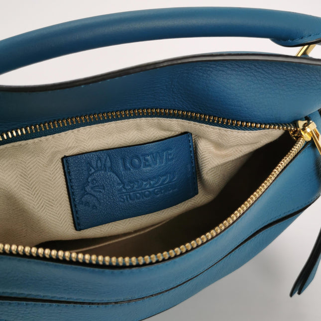 Loewe x Spirited Away Studio Ghibli Collection Puzzle Small Blue Crossbody Bag