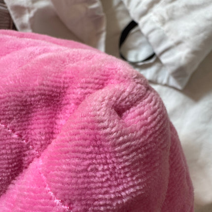 Chanel Coco Beach Quilted Hobo Pink Soft Cloth 2023