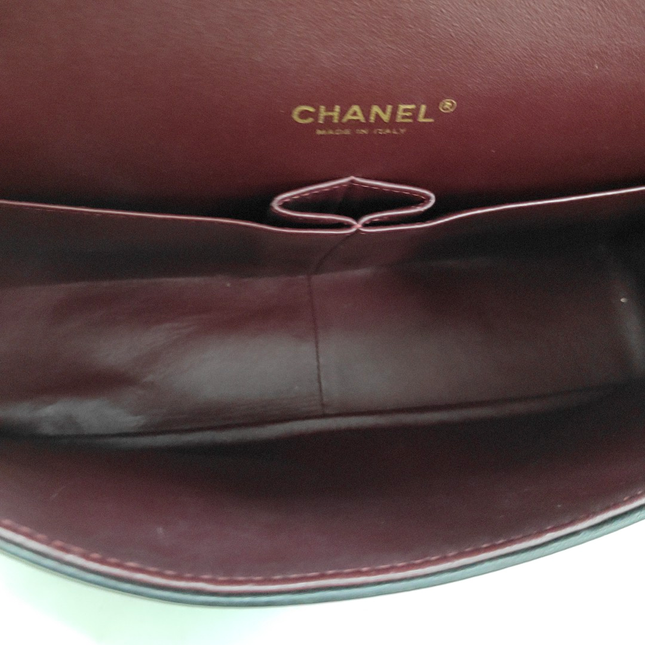 Sold Chanel Classic Flap Maxi Black Lambskin Leather Double Flap with Gold Hardware, 2014-2015