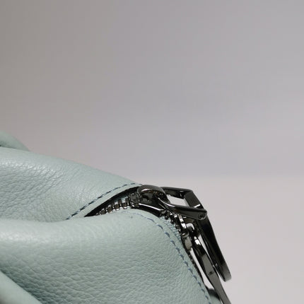 Loewe Amazona 29 Blue Leather Elephant Lock Silver-tone Hardware