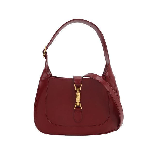 Gucci Jackie 1961 Red Burgundy Leather Bag Small Shoulder Bag