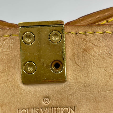 Louis Vuitton x Takashi Murakami Papillon 28 Cherry Blossom White Monogram Handbag