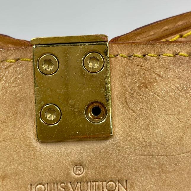 Louis Vuitton x Takashi Murakami Papillon 28 Cherry Blossom White Monogram Handbag