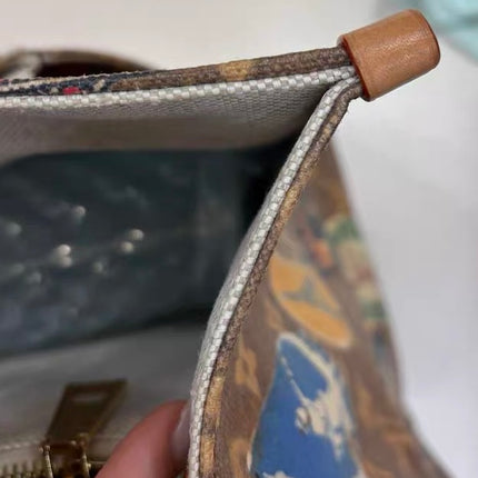 Louis Vuitton Voyage OnTheGo Large Brown Monogram Crossbody Tote Flight Mode