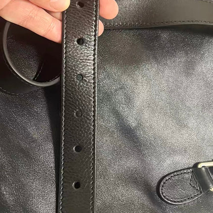 Gucci Jackie 1961 Large Black Calfskin Leather With Long Strap