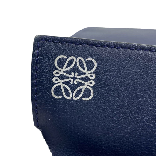 Sold Loewe Puzzle Crossbody Bag Small Navy Leather
