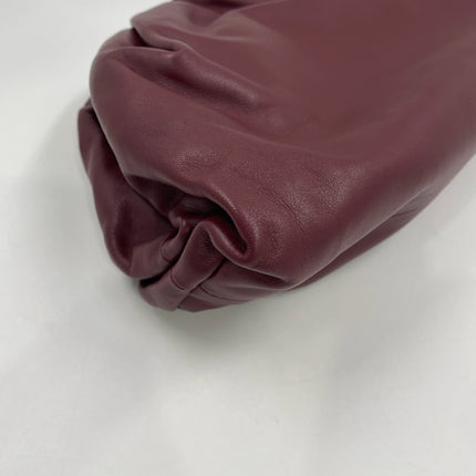 Bottega Veneta Pouch Calfskin Leather Burgundy Large
