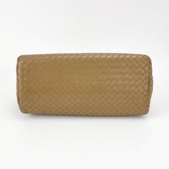 Bottega Veneta Roma Handbag Bag Intrecciato Nappa Leather Beige Large 35cm