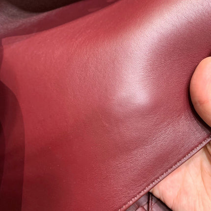 Bottega Veneta Andiamo Large Burgundy Handbag