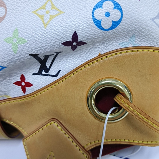 Louis Vuitton x Takashi Murakami Ursula Shoulder Bag White Multicolor