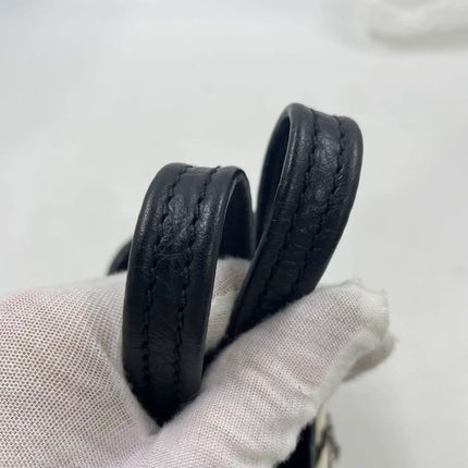 Prada Zebra Print Ponyhair Calfskin Leather Handbag