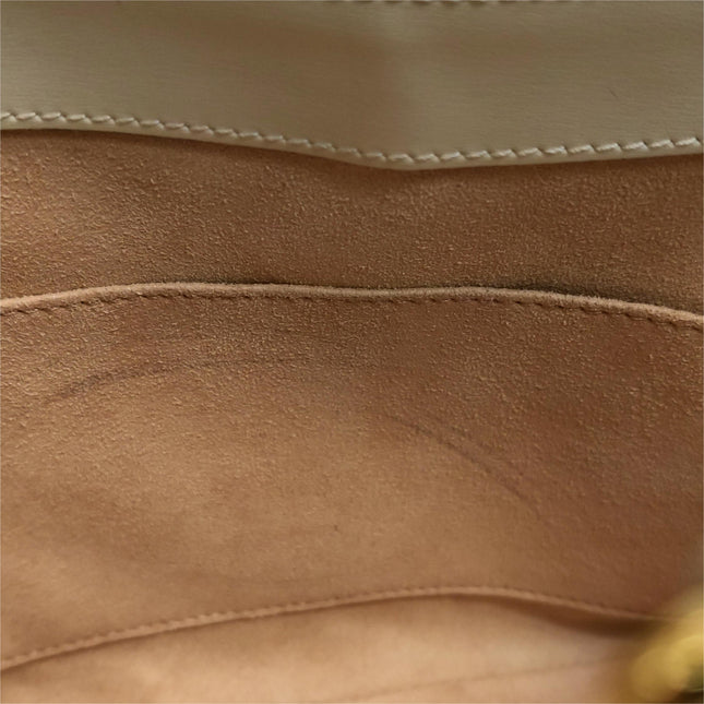 Gucci Jackie 1961 Small Leather Bag White with Strap