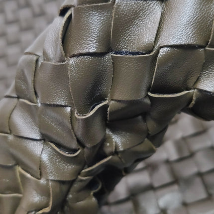 Bottega Veneta Hop Large Leather Dark Olive Green Hobo Bag