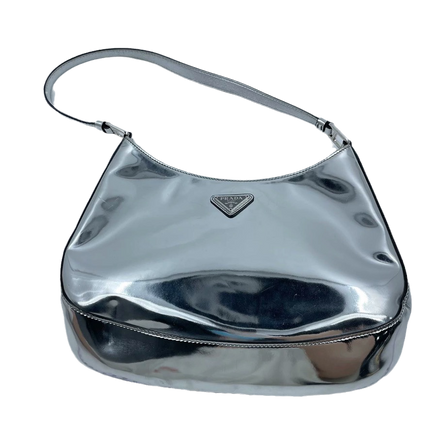 Sold Prada Cleo Silver leather shoulder bag