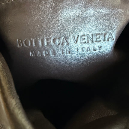 Bottega Veneta Hop Hobo Small Leather Chocolate Brown