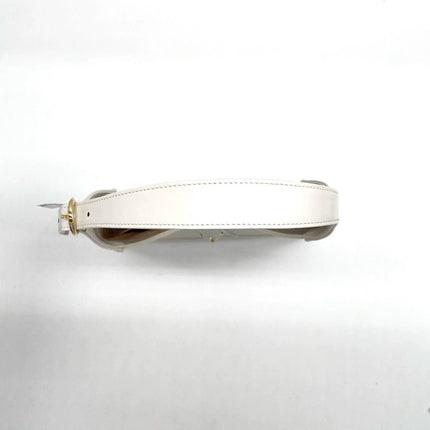 Gucci Jackie 1961 Small Leather Bag White without Strap