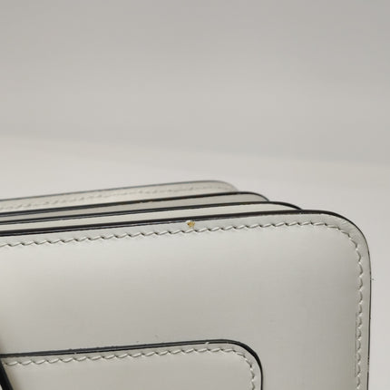 Bvlgari Serpenti Forever Small Leather Top Handle Crossbody Bag White