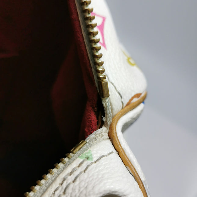 Louis Vuitton x Takashi Murakami Speedy 30 Lock White Multicolor