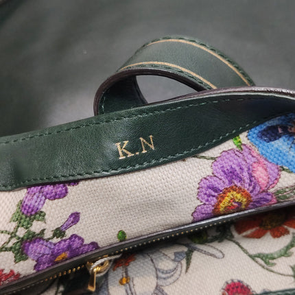 Gucci Jackie Soft Medium Green Leather Shoulder Bag With Strap