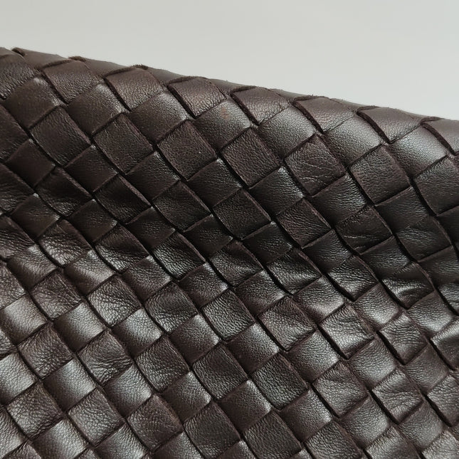 Bottega Veneta Garda Dark Brown Intrecciato Nappa Leather Large 33cm