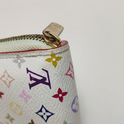 Louis Vuitton x Takashi Murakami Card Holder Zippy White Multicolor