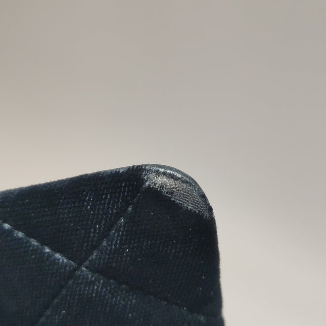 Chanel Classic Flap Medium Black Velvet Gold Hardware, 2014-2015