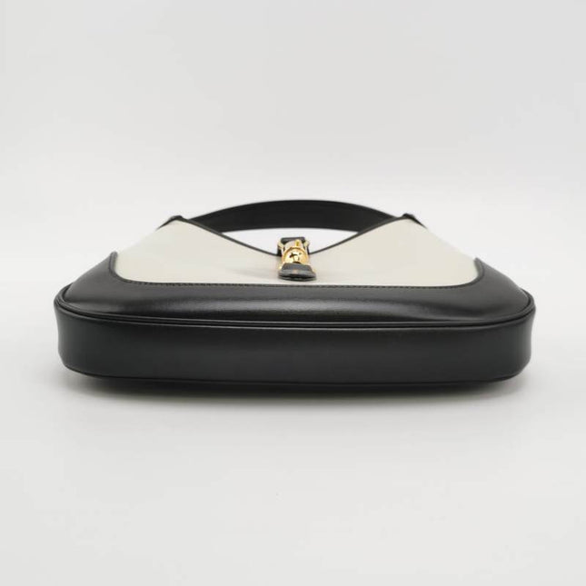 Sold Gucci Jackie 1961 Black & White Leather Bag Small