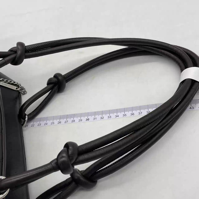 Chanel Cambon Large Dark Brown Calfskin Leather Double Strap Handbag