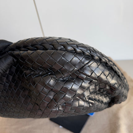 Bottega Veneta Belly Hobo Intrecciato Black Nappa Leather Small 40cm