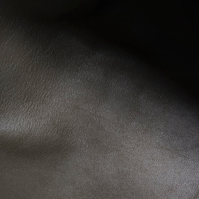 Bottega Veneta Pouch Calfskin Leather Dark Olive Green Large