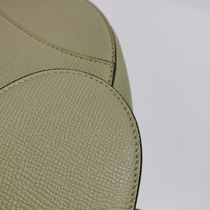 Dior Saddle Medium 2022 Mint Green Grained Leather Handbag with Leather Strap