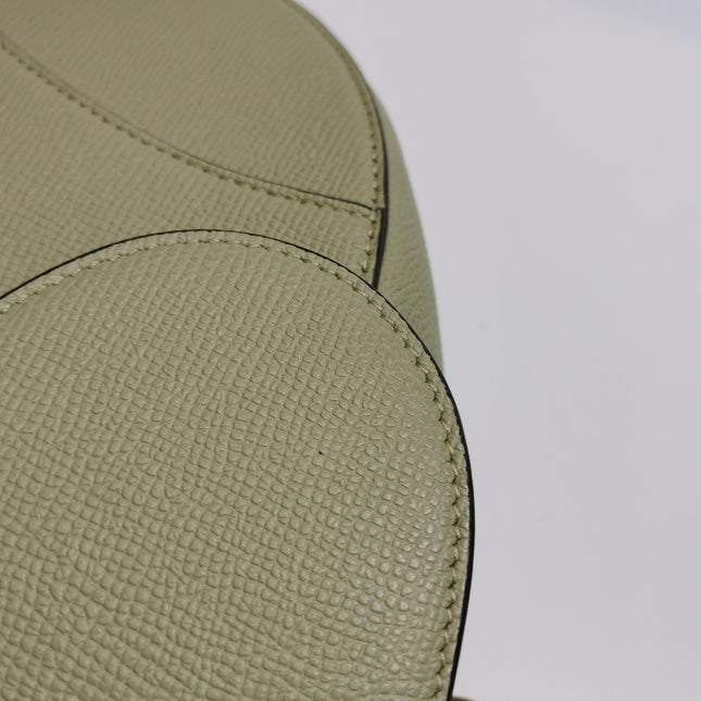 Dior Saddle Medium 2022 Mint Green Grained Leather Handbag with Leather Strap