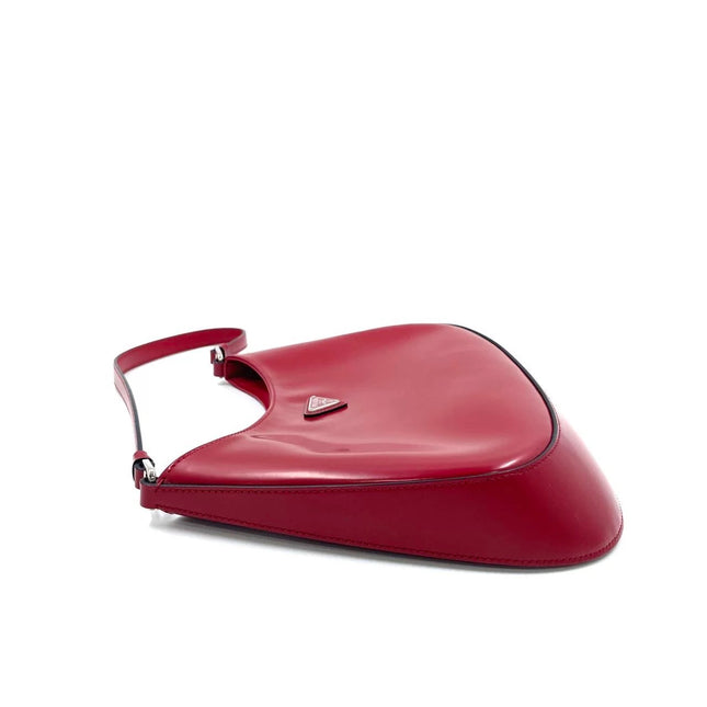 Prada Cleo Red Leather Shoulder Bag