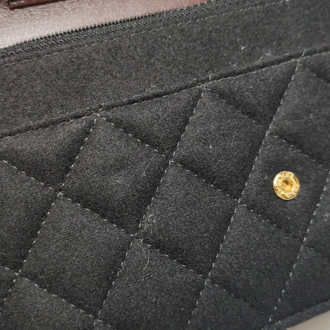 Chanel Wallet on Chain Métiers d'Art Paris-Hamburg 2018 Black Wool Nautical Charms