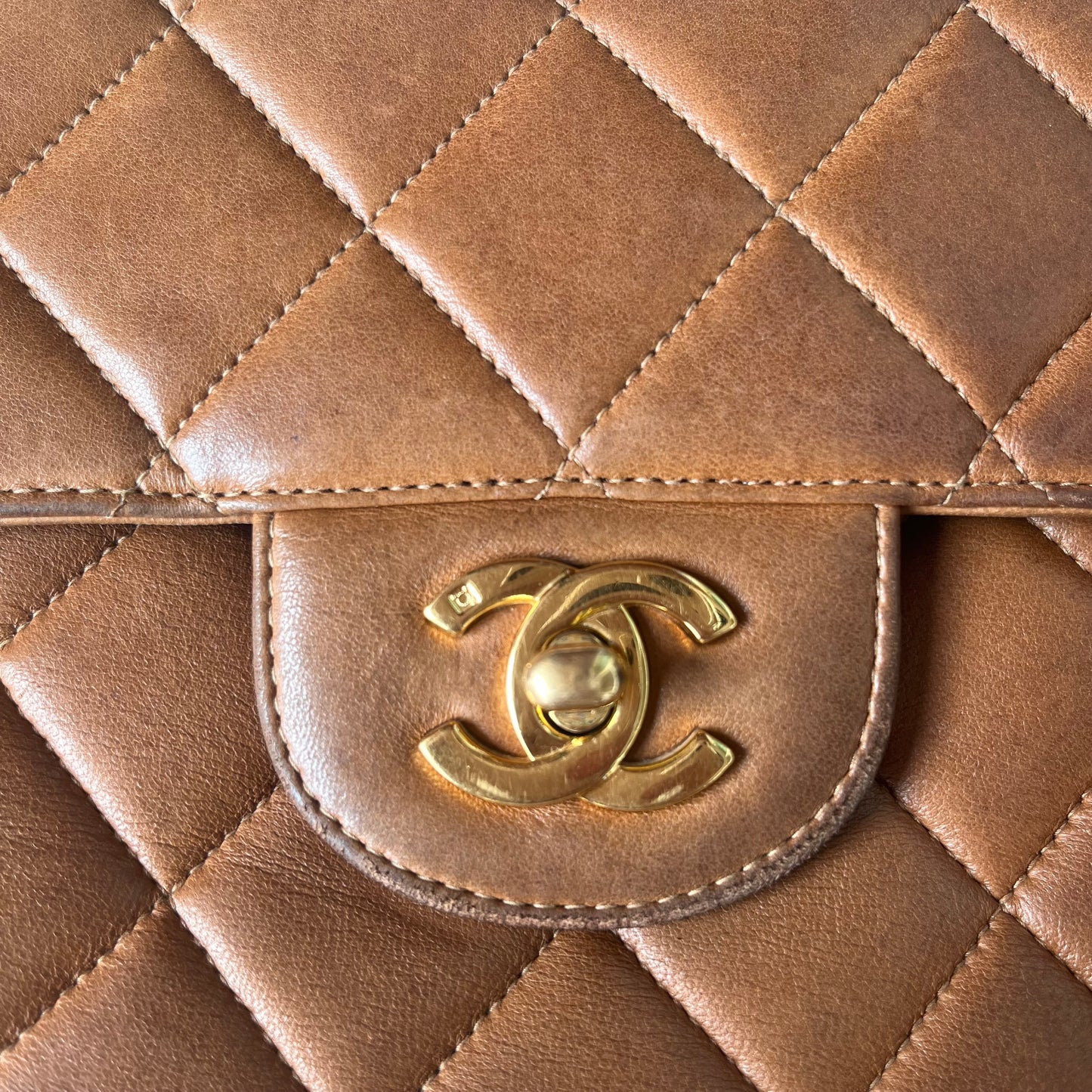 Chanel Double Sided Classic Flap Caramel Leather Handbag