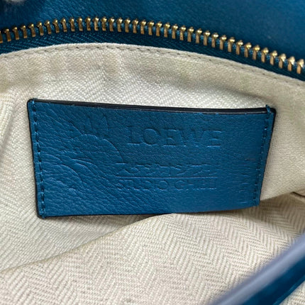 Loewe x Spirited Away Studio Ghibli Collection Puzzle Small Blue Crossbody Bag