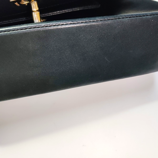 Chanel Single Flap Medium Chevron Black Quilted Lambskin Leather, 2017-2018