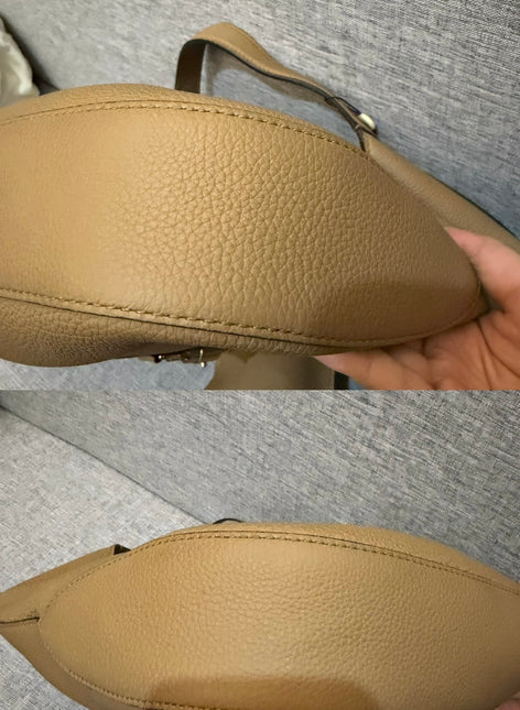 Gucci Jackie Beige Sand Leather Silver Hardware
