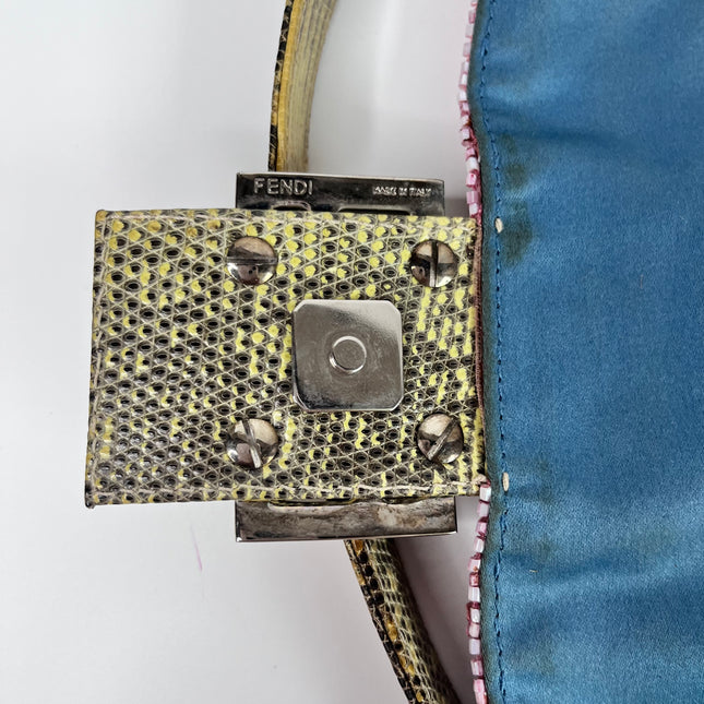 Sold Fendi Baguette Pink Glitter sequins