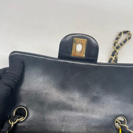 Chanel Classic Flap Mini 2016 Black Lambskin Leather Gold Hardware
