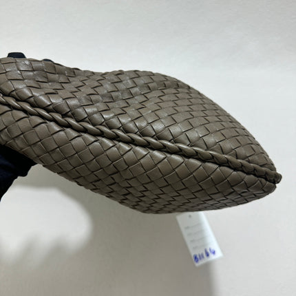 Sold Bottega Veneta Hobo Bag Lambskin leather Grey Medium 40cm