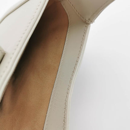 Gucci Jackie 1961 Mini Leather Bag with Adjustable Strap Size White