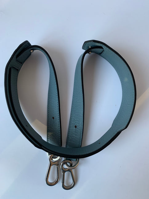 Sold Loewe Puzzle Small Blue Leather Crossbody Bag