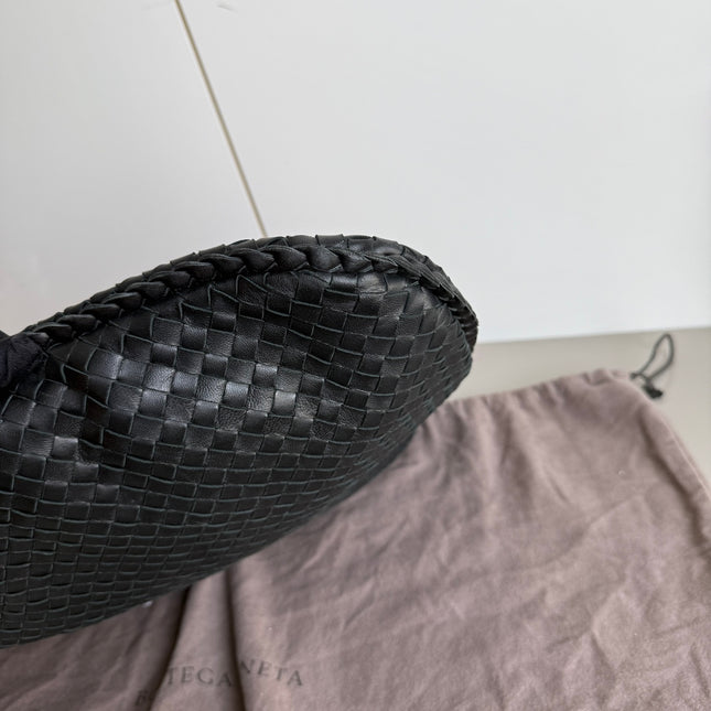 Bottega Veneta Veneta Hobo Maxi Black Leather 52cm
