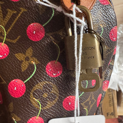 Sac bandoulière Louis Vuitton x Takashi Murakami Speedy 25 Cerises en Monogram