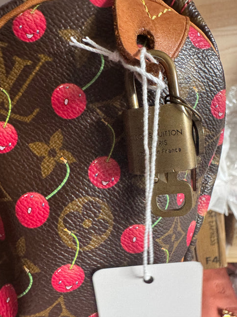 Sac bandoulière Louis Vuitton x Takashi Murakami Speedy 25 Cerises en Monogram